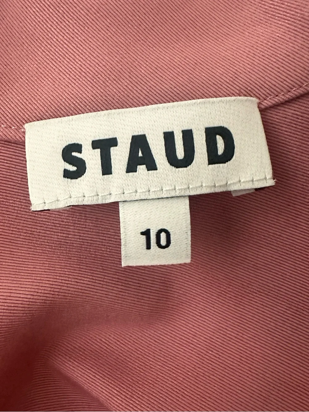 STAUD INGRID DRESS | ROSEWATER - Picture 9 of 11